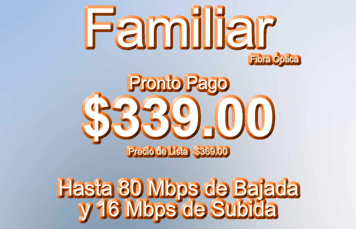 Fibra Óptica - Familiar