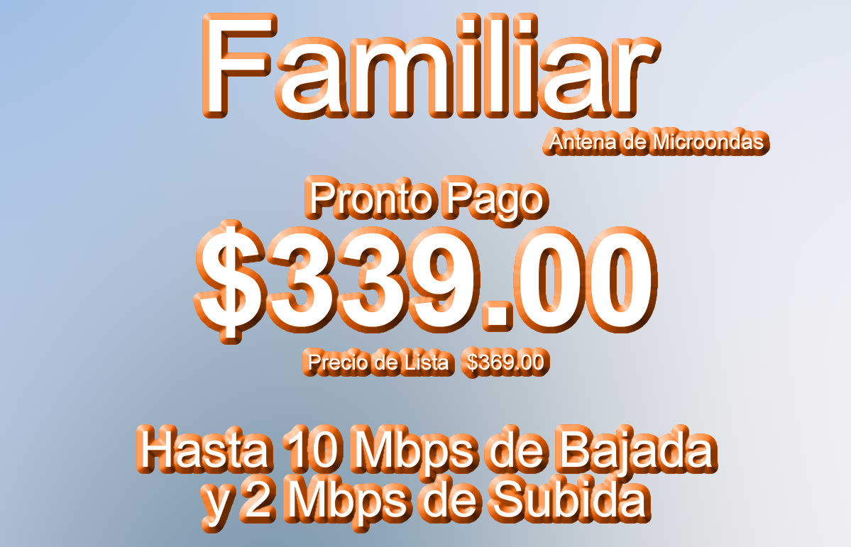 Antena de Microondas - Familiar